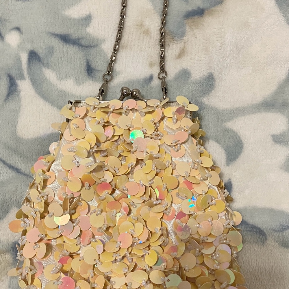 Elegant Sequin Embellished Women's Bag